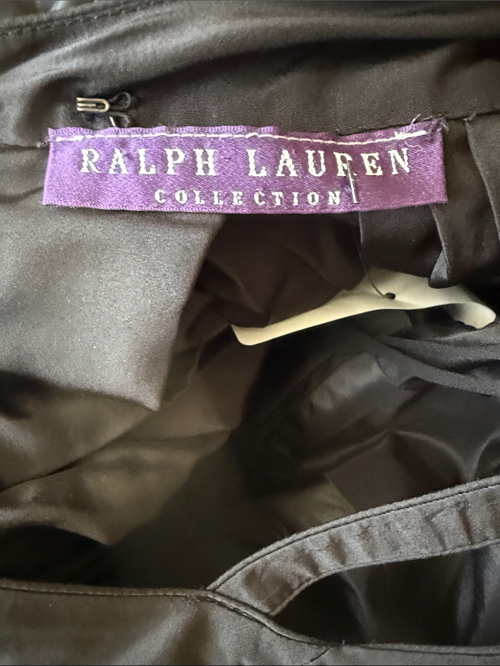 Ralph Lauren Purple Label Navy Sleeveless Full Midi Dress - Picture 3 of 3
